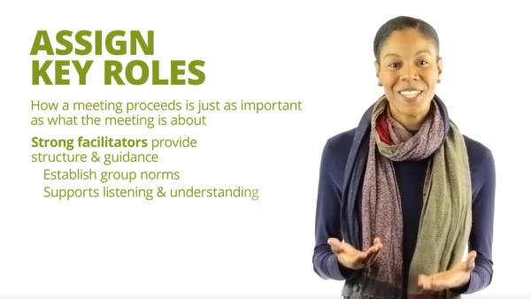Make Meetings Work: Assign Key Roles