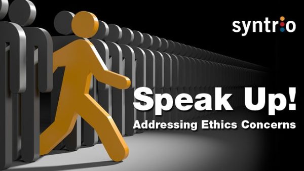 Speak Up! Addressing Ethics Concerns