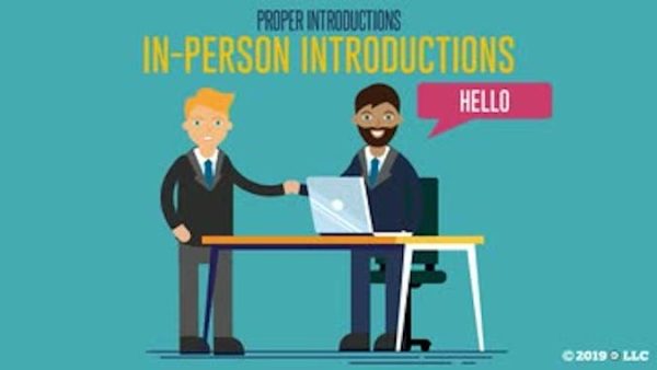 Proper Introductions: 01. In-Person Introductions