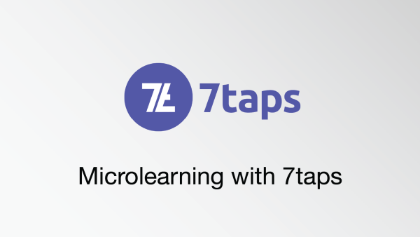 Microlearning with 7Taps