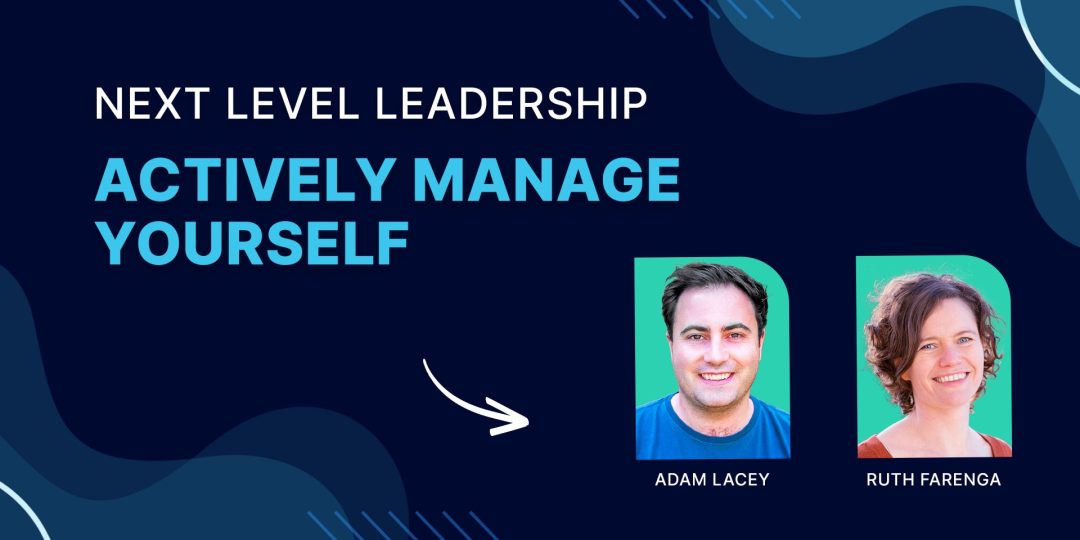 Actively Manage Yourself