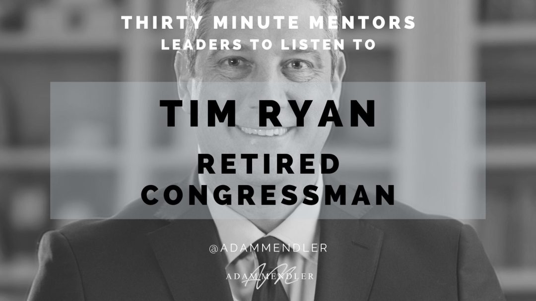 Leadership, Relationships, Mindset, and Trust: Lessons From a Former Congressman