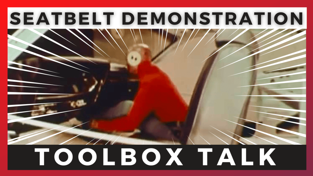 Seat Belts in Accidents Demonstration