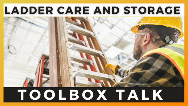 Ladder Care and Storage