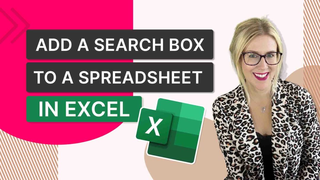 Add a Search Box to a Spreadsheet in Excel