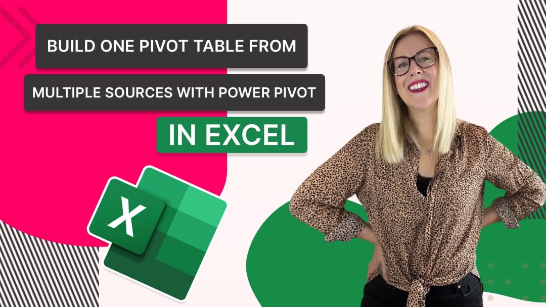 Build One Pivot Table form Multiple Sources with Power Pivot in Excel