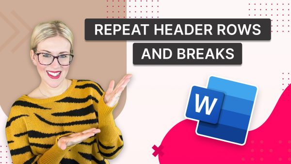 Repeat Header Rows and Breaks
