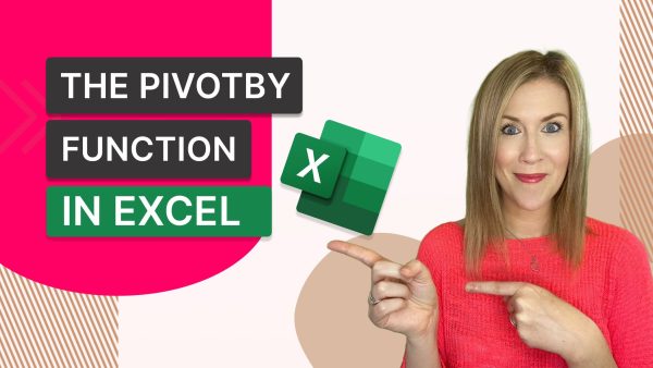 The PIVOTBY Function in Excel