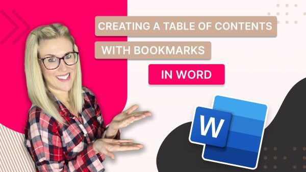 Creating a Table of Contents with Bookmarks in Word
