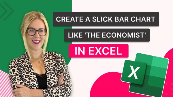 Create a SLICK Bar Chart like 'The Economist' in Excel