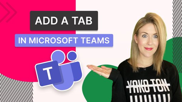 Add a Tab in Microsoft Teams