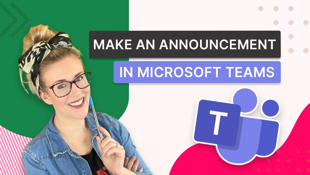 Make an Announcement in Microsoft Teams