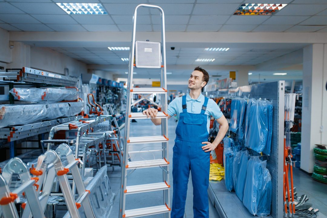 Ladder Safety for Retail: Setting Up & Using a Ladder Safely