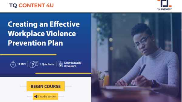 How to Create an Effective Workplace Violence Prevention Plan