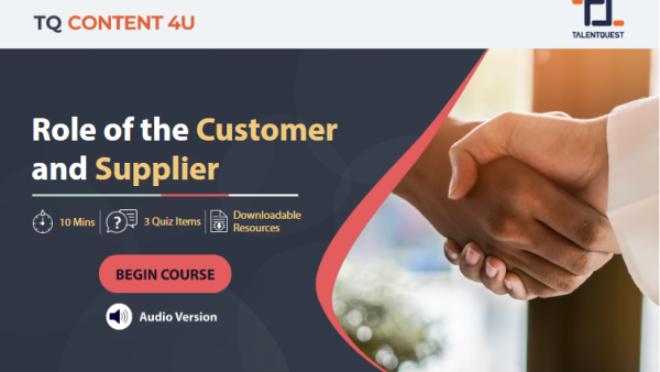 Role of the Customer and Supplier