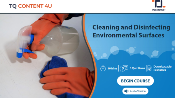Cleaning and Disinfecting Environmental Surfaces