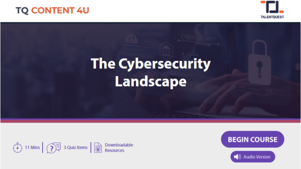 The Cybersecurity Landscape