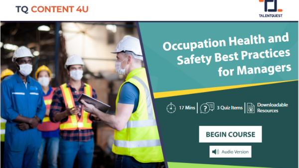 Occupation Health and Safety Best Practices for Managers
