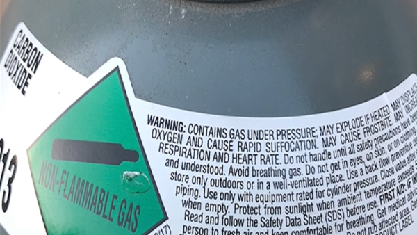Compressed Gas Cylinders For Laboratories: Labeling and Identification