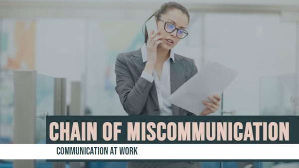 Communication at Work: Chain of Miscommunication