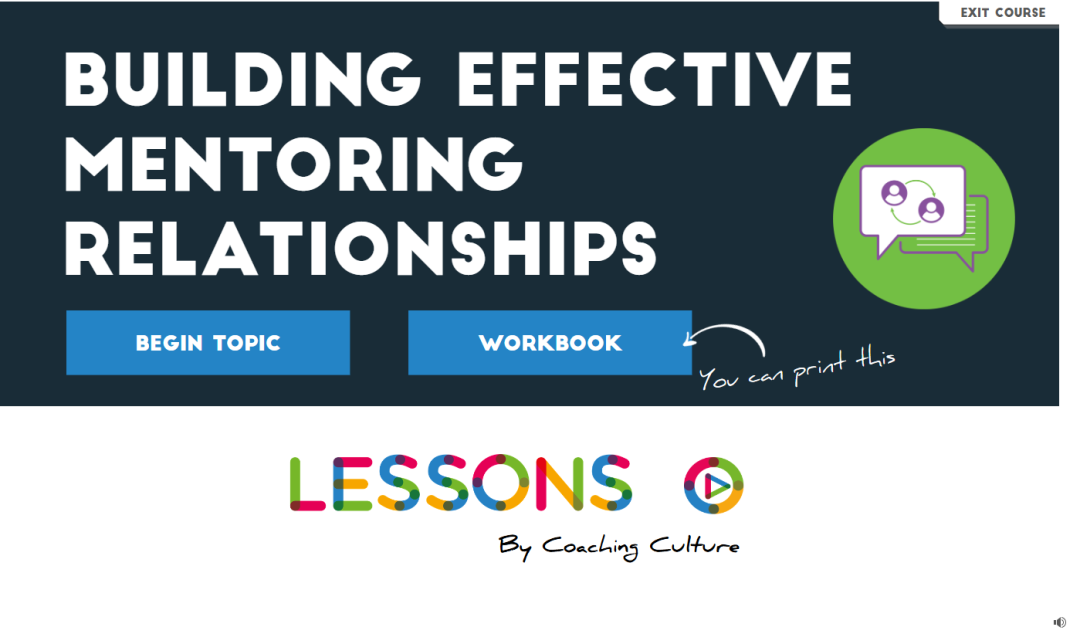 Building Effective Mentoring Relationships