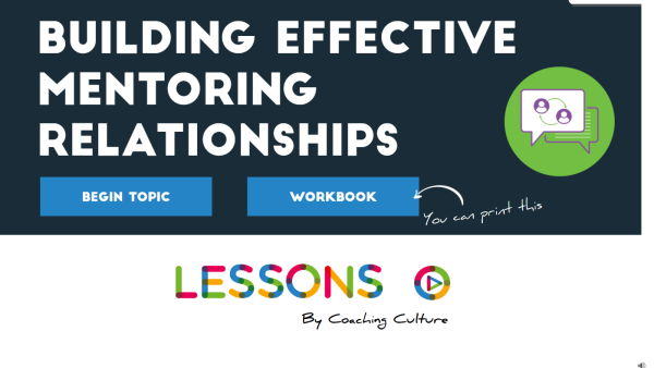 Building Effective Mentoring Relationships