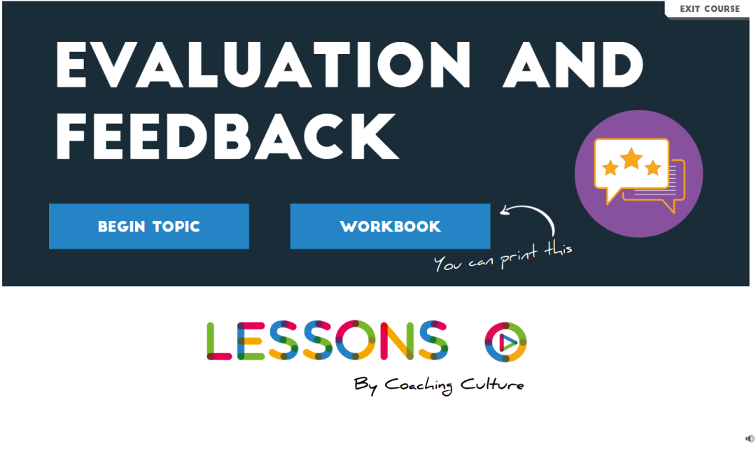 Evaluation and Feedback