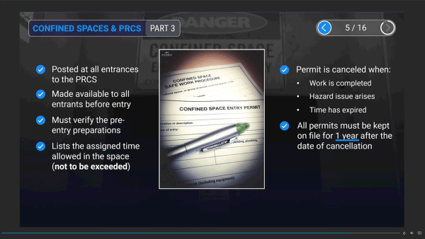 Confined Space and PRCS Part 3: The Permit