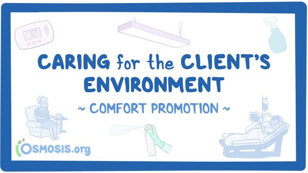 Comfort Promotion: Caring For The Client's Environment