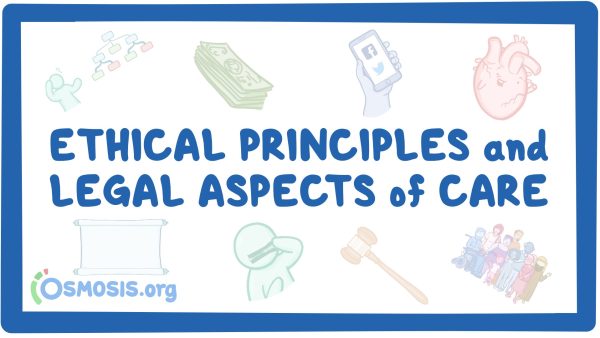 Ethical Principles And Legal Aspects Of Care