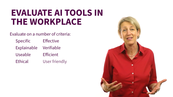 Evaluate AI Tools in the Workplace