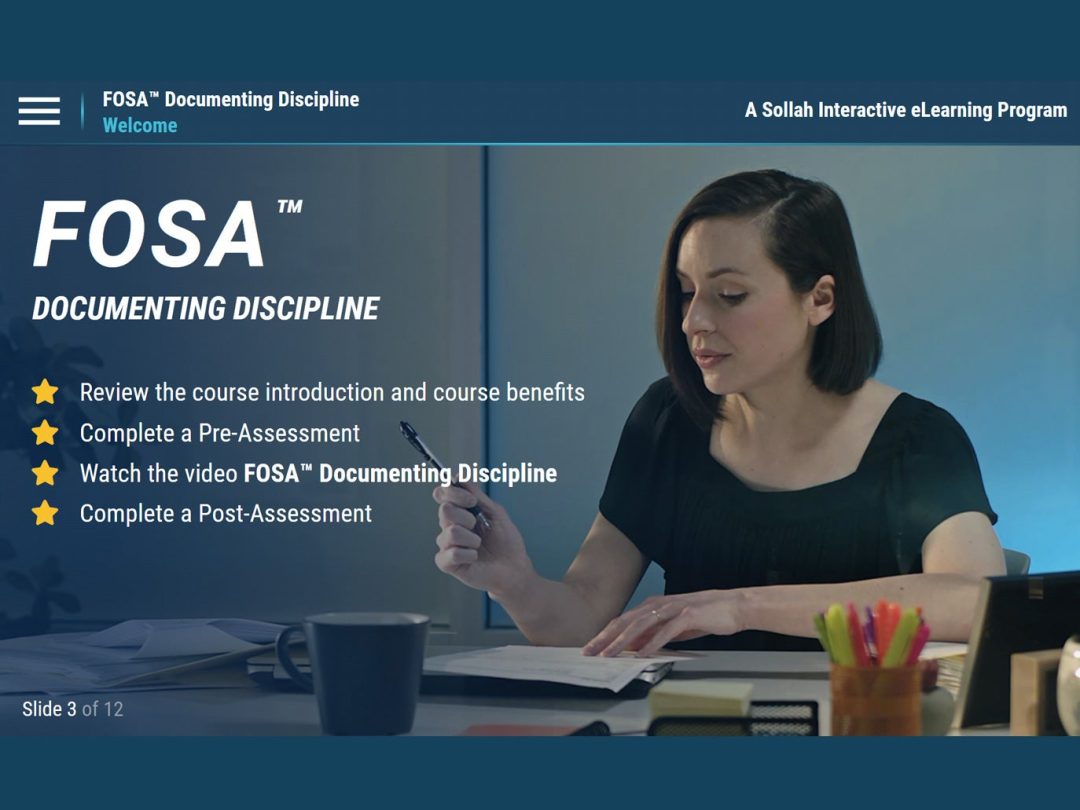 FOSA‚Ñ¢ Documenting Discipline