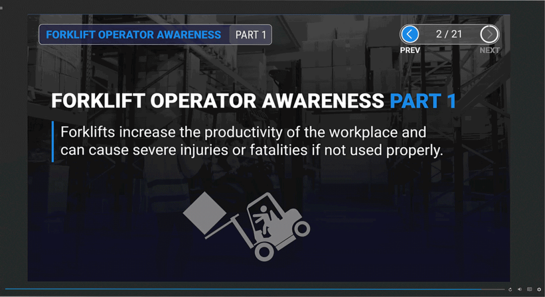 Forklift Operator Awareness: Part 1