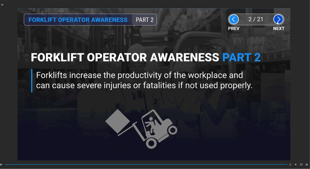 Forklift Operator Awarenes: Part 2