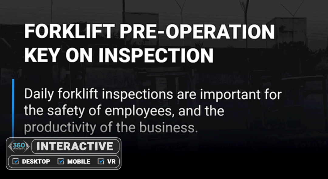 Forklift Pre-Operation - Key On Inspection - Simulation
