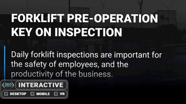 Forklift Pre-Operation - Key On Inspection - Simulation