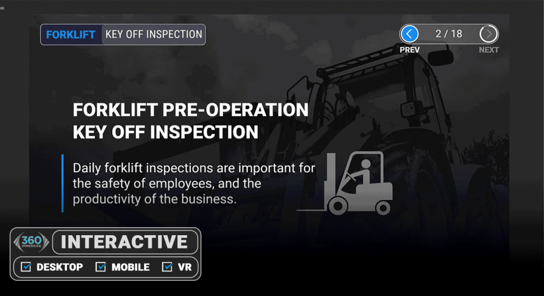 Forklift Pre-Operation: Key Off Inspection