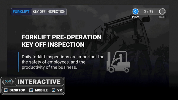 Forklift Pre-Operation: Key Off Inspection