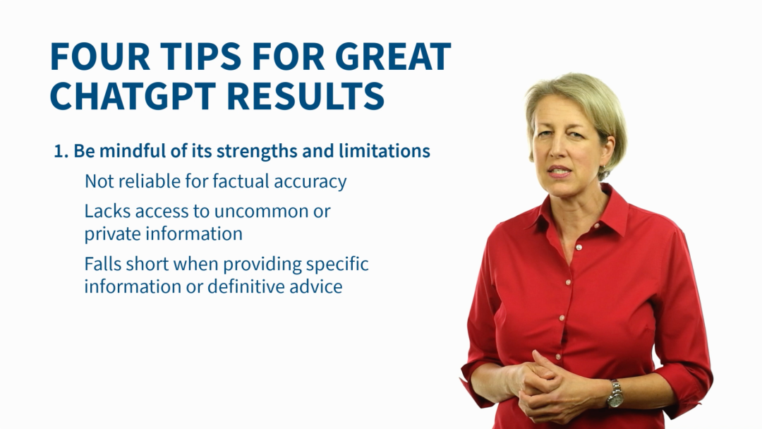 Four Tips for Great ChatGPT Results