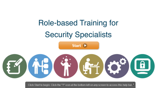 Role-Based Training: Security Specialists