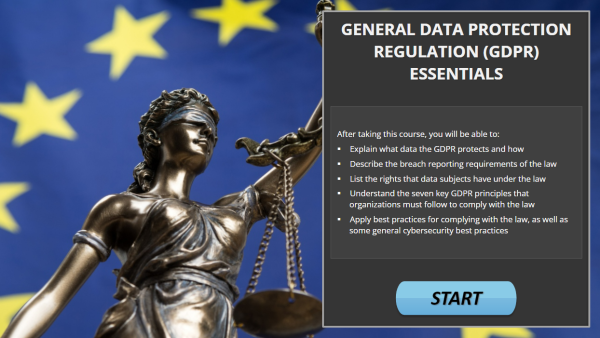 General Data Protection Regulation (GDPR)
