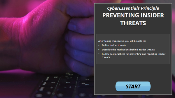 CyberEssentials Principle: Preventing Insider Threats