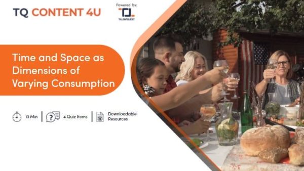 Time and Space as Dimensions of Varying Consumption