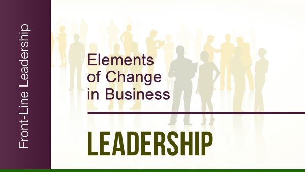 Basics of Leadership: 05. Elements of Change in Business
