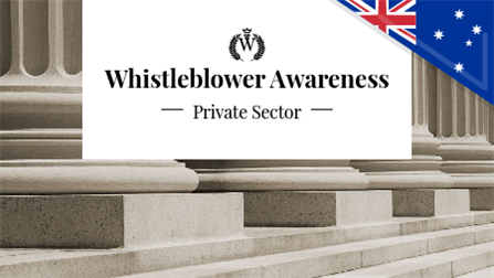 Whistleblower Awareness for Private Sector