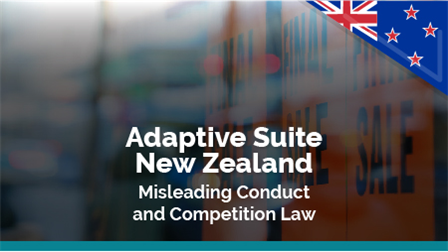 Adaptive Suite New Zealand: Misleading Conduct and Competition Law