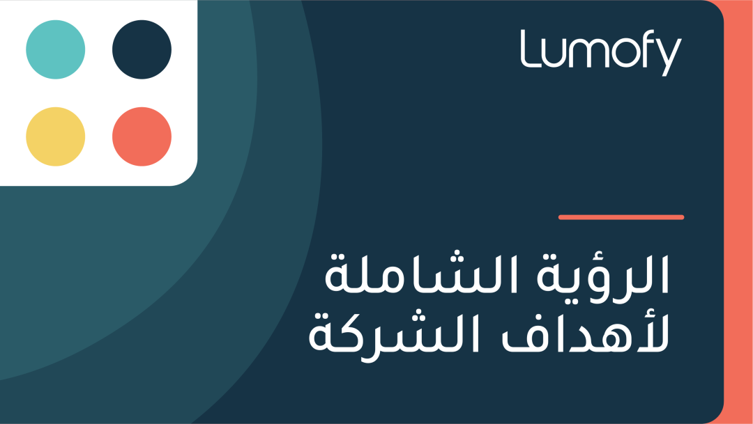 ÿßŸÑÿ±ÿ§Ÿäÿ© ÿßŸÑÿ¥ÿßŸÖŸÑÿ© ŸÑÿ£ŸáÿØÿßŸÅ ÿßŸÑÿ¥ÿ±ŸÉÿ©