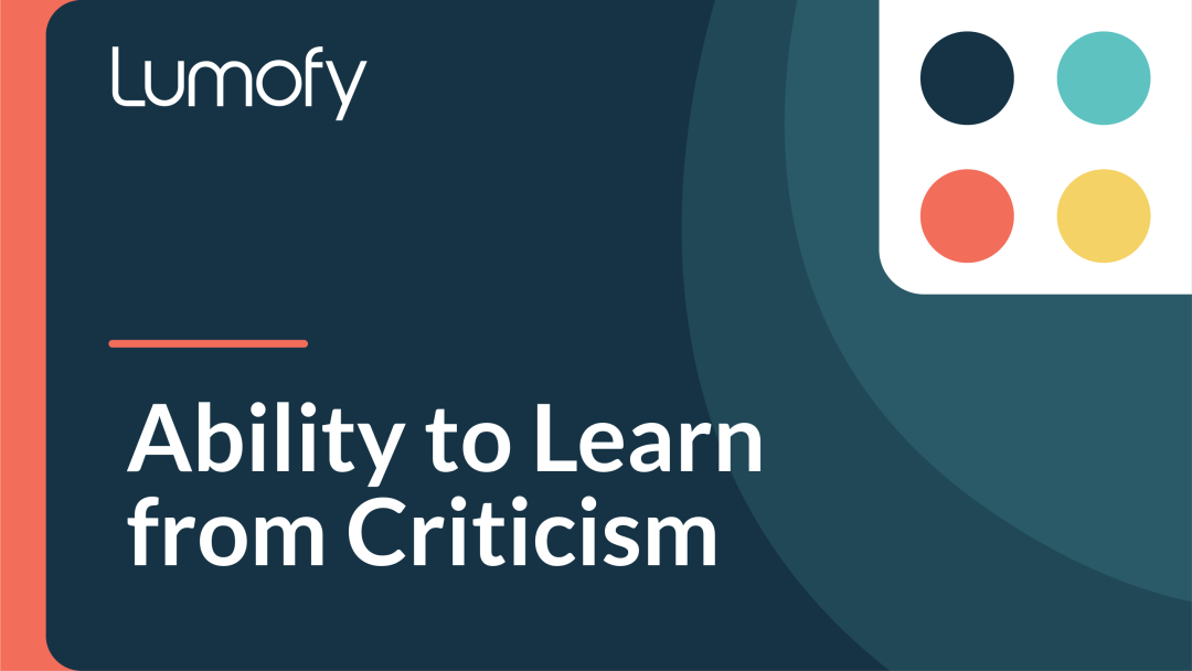 Ability to Learn from Criticism