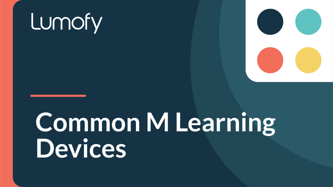 Common mLearning Devices