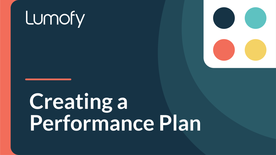 Creating a Performance Plan